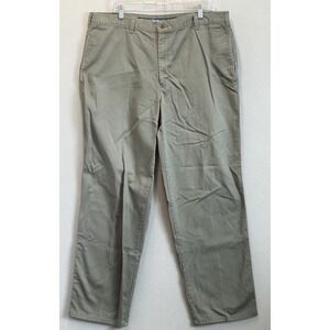 Vintage Duxbak Men's Chino Pants Size 40 X 32 Gray 100% Cotton USA Made